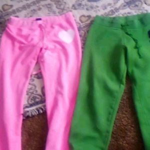 Pinks sweatpants capris bundle